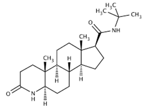 N-tert-butüül-3-okso-4-asa-5Î±-androst-17Î²-karboksamiid